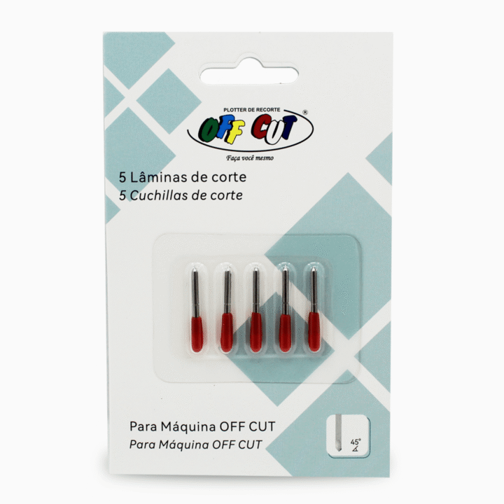 Blister com 5 Lâminas de corte